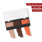 Buy Stay Quirky Concealer Palette with Contour & Orange Color Corrector, BadAss, For Dusky Skin - Bold Moves 9 (1.5 g X 3) - Purplle
