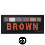 Buy SIVANNA COLORS BROWN Eyeshadow – HF312 - Purplle