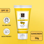Buy Good Vibes UVA & UVB Protection SPF 50 PA+++ Broad Spectrum Gel Creme | Water Resistant, Anti-Ageing | No Parabens, No Animal Testing (50 g) - Purplle