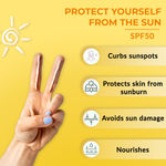 Buy Good Vibes UVA & UVB Protection SPF 50 PA+++ Broad Spectrum Gel Creme | Water Resistant, Anti-Ageing | No Parabens, No Animal Testing (50 g) - Purplle