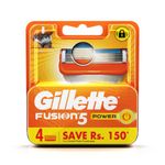 Buy Gillette Fusion Power 4 Cartridges - Purplle