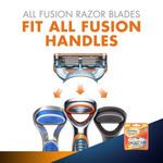 Buy Gillette Fusion Power shaving Razor Blades (Cartridge) 8s pack - Purplle