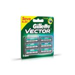 Buy Gillette Vector plus Manual Shaving Razor Blades (Cartridge) 6s pack - Purplle