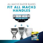 Buy Gillette Mach 3 Manual Shaving Razor Blades (Cartridge) 8s pack - Purplle
