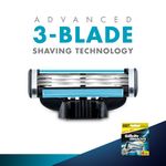 Buy Gillette Mach 3 Manual Shaving Razor Blades (Cartridge) 8s pack - Purplle