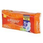 Buy Whisper Choice Ultra Sanitary Pads Extra Large Size 20 pc Pack - Purplle
