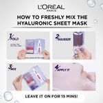 Buy L'Oreal Paris Revitalift Hyaluronic Acid Fresh Mix Serum Sheet Mask, 33 gm - Purplle