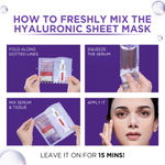 Buy L'Oreal Paris Revitalift Hyaluronic Acid Fresh Mix Serum Sheet Mask, 165g (Pack of 5) - Purplle