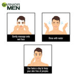 Buy Garnier Men Acno Fight Anti-Pimple Facewash for Acne Prone Skin, 150g - Purplle