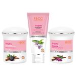 Buy VLCC Snigdha Everyday Skin Whitening Essentials (Snigdha Facewash + Day Cream + Night Cream) - Purplle