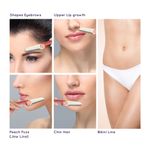 Buy Sanfe Foldable Pretty Face Razor For Women For Hair Removal (3 units) - Upper Lips, Chin, Peach Fuzz - Stainless Steel Blade (Multicolor) - Purplle