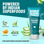 Buy Bombay Shaving Company Shaving Cream, 100 gm |Tea Tree oil, Aloe Vera and Menthol Extracts | Made in India - Purplle