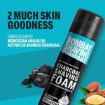 Buy Bombay Shaving Company Charcoal Shaving Foam, 266 ml (33% extra) | Activated Charcoal & Moroccan Argan Oil - Purplle