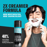 Buy Bombay Shaving Company Charcoal Shaving Foam, 266 ml (33% extra) | Activated Charcoal & Moroccan Argan Oil - Purplle