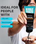 Buy Bombay Shaving Company Charcoal Face Scrub (100 gm) with Black Sand, Exfoliates skins & Removes Black Heads, Black - Purplle
