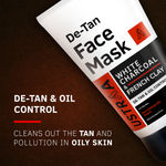 Buy Ustraa De-Tan Face Mask - Oily Skin - 125 g - Purplle