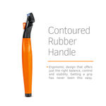 Buy USTRAA Gear 5 Shaving Razor (Handle + Blade) - Orange - 5-Blade Platinum coated blades with lubrication strips - Purplle