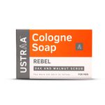 Buy USTRAA Rebel - Cologne Soap with Oak & Walnut - 125 gm - Pack of 3 - Scrub soap for exfoliation and Cologne Fragrance - Purplle