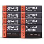 Buy Ustraa Soap-Activated Charcoal-100g (Pack of 8) - Purplle