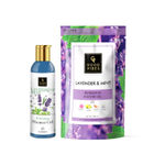 Buy Good Vibes Refreshing Lavender & Mint Shower Gel Combo ( 200 ml Bottle + 200 ml Pouch) - Purplle