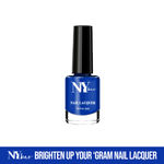 Buy NY Bae Brighten Up Your 'Gram Nail Lacquer - Neon Blue 2 (6 ml) | Blue | Glossy Finish | High Colour Payoff | Chip Resistant | Long lasting | One Swipe Application | Cruelty Free - Purplle