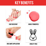 Buy NY Bae Brighten up your 'gram Nail Lacquer Neon Pink 1 - Purplle
