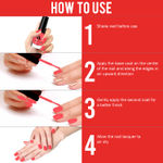 Buy NY Bae Brighten up your 'gram Nail Lacquer Neon Pink 1 - Purplle