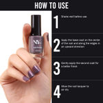 Buy NY Bae Galasexy Nail Lacquer - Shiny Nebula 06 (6 ml) | Purple | Shimmer Finish | High Colour Payoff | Chip Free | Long lasting | Cruelty Free - Purplle