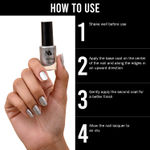 Buy NY Bae Nail Lacquer, Glitter | Shimmer Paint | Chip Resistant Polish | Highly Pigmented - Manhattan Monlight 3 (6 ml) - Purplle
