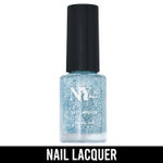 Buy NY Bae Nail Lacquer, Glitter | Shimmer Paint | Chip Resistant Polish | Highly Pigmented | Silver - Empire State Moonlight 16 (6 ml) - Purplle