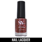 Buy NY Bae Nail Lacquer, Glitter | Shimmer Paint | Chip Resistant Polish | Highly Pigmented | Reds - Flatiron Moonlight 25 (6 ml) - Purplle