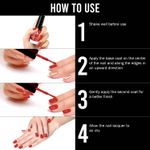 Buy NY Bae Nail Lacquer, Glitter | Shimmer Paint | Chip Resistant Polish | Highly Pigmented | Red - Carnegie Moonlight 26 (6 ml) - Purplle