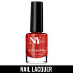 Buy NY Bae Nail Lacquer, Glitter | Shimmer Paint | Chip Resistant Polish | Highly Pigmented | Red - Carnegie Moonlight 26 (6 ml) - Purplle