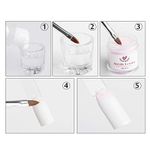 Buy Gelfavor Acrylic Powder Builder Crystal Polymer Nail Art Design False Tips Nail Art Acrylic Powder For Manicure Nails Polymer Tools (GF-10g-White) - Purplle