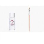 Buy Gelfavor Acrylic Powder Builder Crystal Polymer Nail Art Design False Tips Nail Art Acrylic Liquid For Manicure Nails Polymer Tools (GF-30ml-Acrylic Liquid + Brush) - Purplle