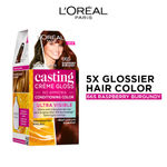 Buy L'Oreal Paris Casting Creme Gloss Hair Color, 665 Raspberry (87.5 g + 72 ml) - Purplle