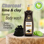 Buy Volamena Charcoal lime clay body wash (300 ml) - Purplle