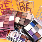 Buy L.A. Colors 10 Color Eyeshadow Palette- cool glam 16 g - Purplle