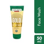 Buy Nature's Essence Gold Glowing skin gel face wash - 50ml - Purplle