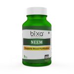 Buy Bixa Botanical Neem Leaf Extract 60 Veg Capsules (450mg) 3% Bitters - Purplle