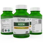 Buy Bixa Botanical Neem Leaf Extract 60 Veg Capsules (450mg) 3% Bitters - Purplle