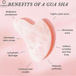 Buy Gorgio Professional Rose Quartz Heart Shape Gausha (Grq035) - Purplle