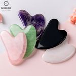 Buy Gorgio Professional Rose Quartz Heart Shape Gausha (Grq035) - Purplle