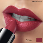 Buy FACES CANADA Weightless Creme Finish Lipstick - Amber, 4g | Creamy Finish | Smooth Texture | Long Lasting Rich Color | Hydrated Lips | Vitamin E, Jojoba Oil, Shea Butter, Almond Oil - Purplle