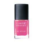 Buy Lakme Absolute Gel Stylist Nail Color, Pink Date, 12ml - Purplle