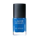 Buy Lakme Absolute Gel Stylist Nail Color, Clear Sky, 12ml - Purplle