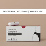 Buy Carmesi 100% Organic Cotton Tampons - 16 Super Plus - Purplle