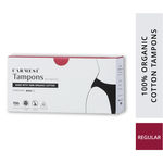 Buy Carmesi 100% Organic Cotton Tampons (16 ) - Regular 16 Regular - Purplle