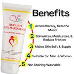 Buy Vigini Plus 100% Natural Actives Fiery Hot 2 In 1 Aromatherapy Massage Gel Effective Lubricant Lube Jelly Water Based Lubricating Lubrication No Added Color Non Staining wash able for Men Women (100 g) - Purplle