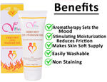 Buy Vigini Plus 100% Natural Actives Fiery Hot 2 In 1 Aromatherapy Massage Gel Effective Lubricant Lube Jelly Water Based Lubricating Lubrication No Added Color Non Staining wash able for Men Women (100 g) - Purplle